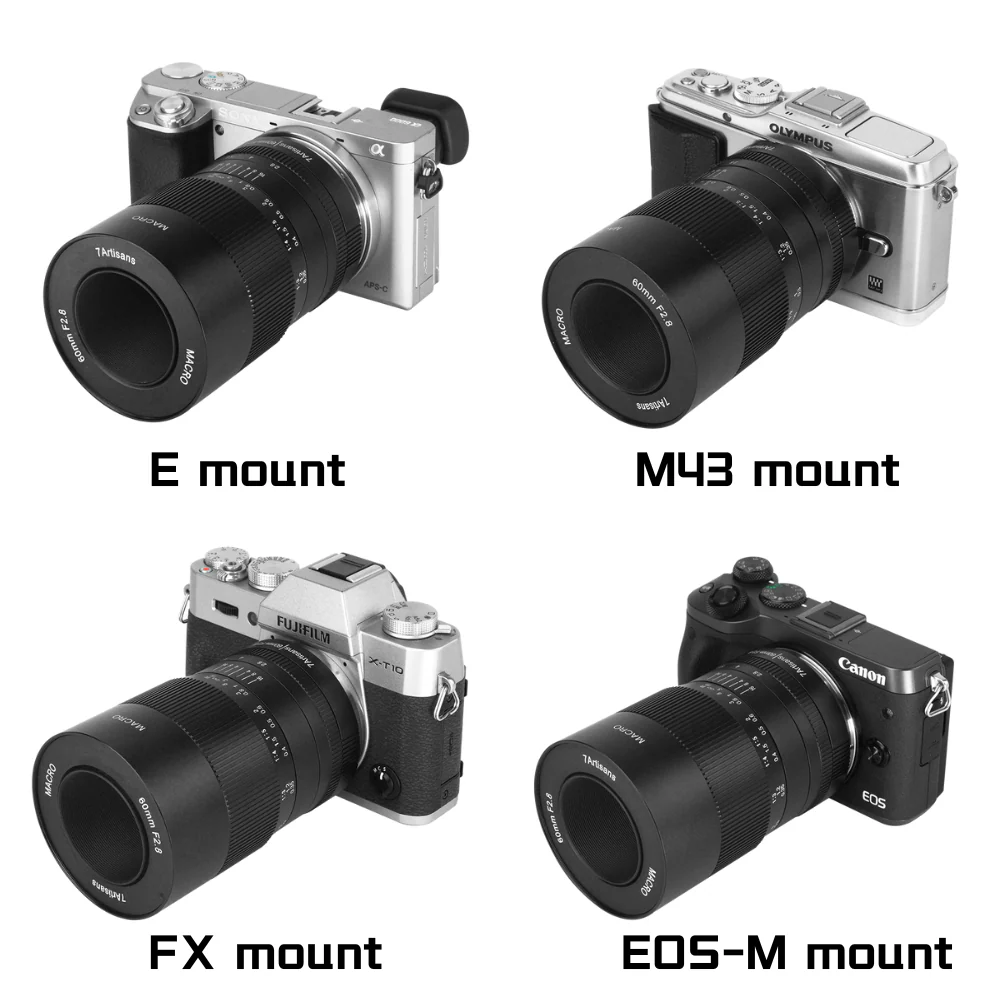 MF 60mm f/2.8 APS-C lens for E/EOS-M/FX/M43 - Image 4