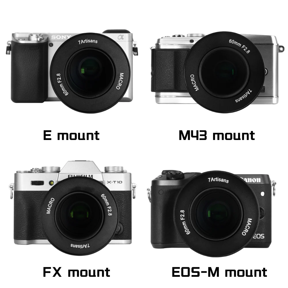 MF 60mm f/2.8 APS-C lens for E/EOS-M/FX/M43 - Image 5
